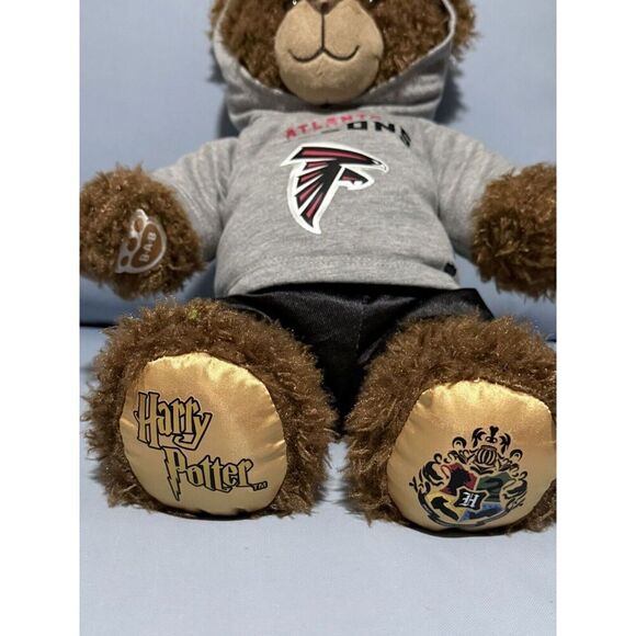 Build-A-Bear Plush Teddy Bear Brown Wizarding World Harry Potter Atlanta Falcons - Picture 2 of 6